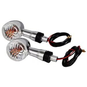 スズキ大通り M109R VRZ1800 2006-2013 2X 弾丸ターンシグナルアンバーライト For SUZUKI Boulevard M109R VRZ1800 2006-2013 2X Bullet Turn Signal Amber Light 【並行輸入品】