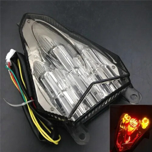 真新しいクリア LED テールブレーキターンシグナルライトヤマハ YZF-R6 2006-2013 Brand new Clear LED Tail Brake Turn Signal Light For Yamaha YZF-R6 2006-2013 【並行輸入品】