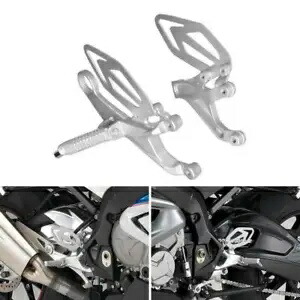 オートバイシルバーフロントフットペグブラケット BMW S1000RR 2015-2017 2016用 Motorcycle Silver Front Foot Pegs Bracket Fit For BMW S1000RR 2015-2017 2016 【並行輸入品】