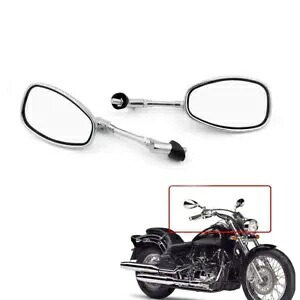 クロームリアビューミラーヤマハ V スター XVS 125 250 400 650 950 XVS1100/1300 Chrome Rear View Mirrors For Yamaha V-Star XVS 125 250 400 650 950 XVS1100/1300 【並行輸入品】