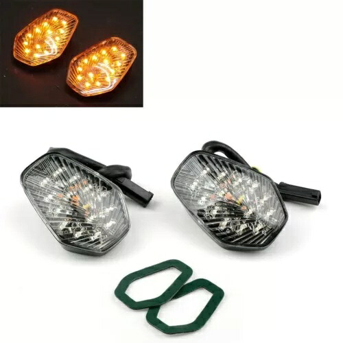 クリア LED ライトウインカーライトスズキ GSXR600/750 01-05 GSX-R1000 01-04 Clear LED lights Turn signal lights For Suzuki GSXR600/750 01-05 GSX-R1000 01-04 【並行輸入品】