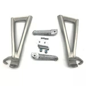 バイク後部乗客フットペグブラケットヤマハ YZF-R6 2006-2016 シルバー Motorbike Rear Passenger Foot Pegs Bracket For Yamaha YZF-R6 2006-2016 Silver 【並行輸入品】
