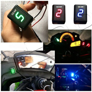 ヤマハ YZF-R6 6S FZ1 FZ6 FZ8 FJR1300 XJ6 オートバイギアインジケータ赤色 LED For Yamaha YZF-R6 6S FZ1 FZ6 FZ8 FJR1300 XJ6 Motorcycle Gear Indicator Red LED 【並行輸入品】