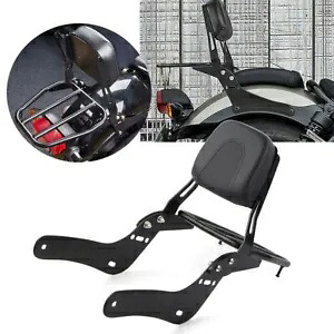 ホンダ反乱 500 300 CMX500 CMX300 リアバックレストシーシーバー + 荷物ラックパッド For Honda Rebel 500 300 CMX500 CMX300 Rear Backrest Sissy Bar + Luggage Rack Pad 【並行輸入品】
