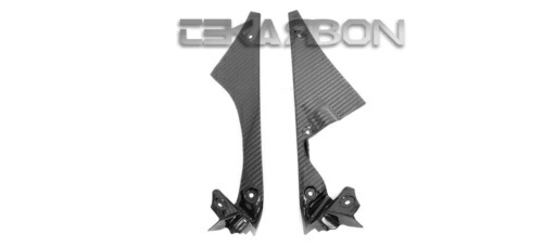 2017 - 2020 ヤマハ YZF R6 カーボンファイバーサイドパネル 2017 - 2020 Yamaha YZF R6 Carbon Fiber Side Panels 【並行輸入品】