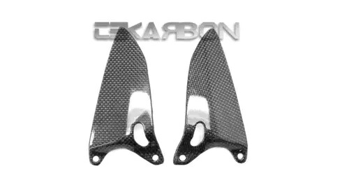 2007 - 2012 ドゥカティ 1198 1098 848 カーボンファイバー ヒール プレート フットレスト ペグ 2007 - 2012 Ducati 1198 1098 848 Carbon Fiber Heel Plates Footrest Peg 【並行輸入品】