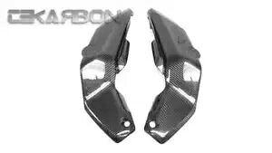 2018 - 2020 ヤマハ FZ07 MT07 カーボンファイバーエアインテークカバー 2018 - 2020 Yamaha FZ07 MT07 Carbon Fiber Air Intake Covers 【並行輸入品】