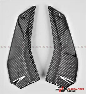 2020-2022 Ducati Streetfighter V4 下部ラジエーターカバー - 100% カーボンファイバー 2020-2022 Ducati Streetfighter V4 Lower Radiator Covers - 100% Carbon Fiber 【並行輸入品】