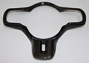 三菱 ランサー エボリューション / エボ X ステアリング ホイール カバー - 100% カーボンファイバー Mitsubishi Lancer Evolution / Evo X Steering Wheel Cover - 100% Carbon Fiber 【並行輸入品】