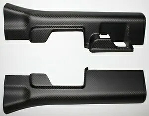 ランサーエボリューション / エボ X ドアシル (フロント) OEM 交換 - カーボンファイバーマット Lancer Evolution / Evo X Door Sills (Front) OEM Replacement - Carbon Fiber Matte 【並行輸入品】