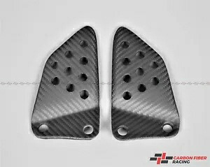 2003-10 Buell XB9、XB12、XB12S、XB12R フロント ヒール プレート 100% カーボンファイバー マット 2003-10 Buell XB9, XB12, XB12S, XB12R Front Heel Plates 100% Carbon Fiber Matte 【並行輸入品】