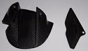 カーボンファイバー リア ハガー チェーン ガード アプリリア Dorsoduro 750、900、1200 08-21用 Carbon Fiber Rear Hugger Chain Guard for Aprilia Dorsoduro 750, 900, 1200 08-21 【並行輸入品】
