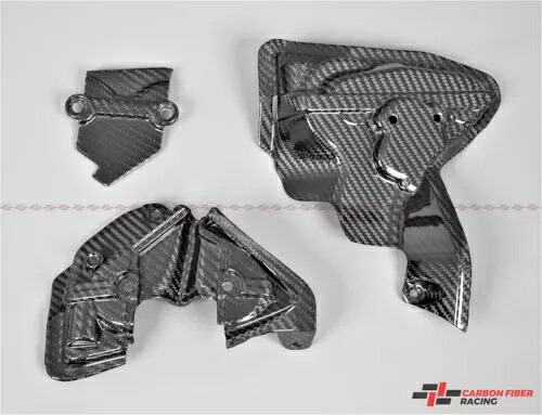 カーボンファイバーベルトカバーセット Ducati 1199、1299 Panigale 2012-2017用 Carbon Fiber Belt Cover Set for Ducati 1199, 1299 Panigale 2012-2017 【並行輸入品】
