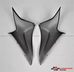 2007-2012 ホンダ CBR600RR アッパーサイドパネル - 100% カーボンファイバーマット 2007-2012 Honda CBR600RR Upper Side Panels - 100% Carbon Fiber Matte 【並行輸入品】