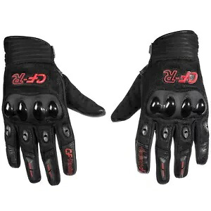 ハード ナックル ストリート スタイル レザー バイク グローブ Hard Knuckle Street-Style Leather Motorcycle Gloves 【並行輸入品】