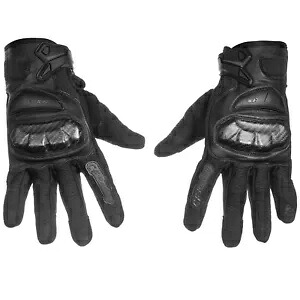 カーボンファイバーハードナックルストリートスタイルレザーオートバイグローブ Carbon Fiber Hard Knuckle Street-Style Leather Motorcycle Gloves 【並行輸入品】