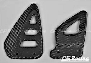 スズキ GSX-R600 (1997-2000) GSX-R750 (1996-1999) ヒールプレート - 100% カーボンファイバー Suzuki GSX-R600 (1997-2000) GSX-R750 (1996-1999) Heel Plates - 100% Carbon Fiber 【並行輸入品】