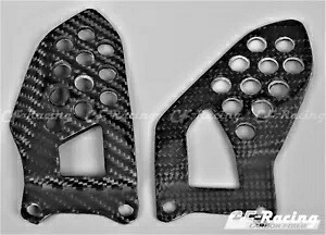 2004-2005 スズキ GSX-R600、GSX-R750 ヒールプレート - 100% カーボンファイバー 2004-2005 Suzuki GSX-R600, GSX-R750 Heel Plates - 100% Carbon Fiber 【並行輸入品】