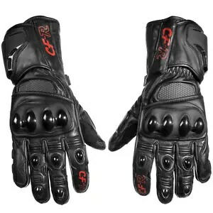 ハードナックル フルレングス ガントレット スタイル レザー バイク グローブ Hard Knuckle Full Length Gauntlet-Style Leather Motorcycle Gloves 【並行輸入品】