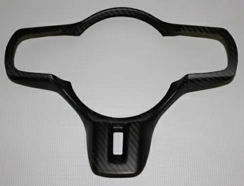 三菱 ランサーエボリューション/エボX ステアリングホイールカバー 100% カーボンファイバー マット Mitsubishi Lancer Evolution / Evo X Steering Wheel Cover 100% Carbon Fiber Matte 【並行輸入品】