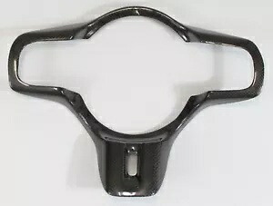 三菱 ランサーエボリューション/エボX ステアリングホイールカバー 100% カーボンファイバー プレーン Mitsubishi Lancer Evolution / Evo X Steering Wheel Cover 100% Carbon Fiber Plain 【並行輸入品】