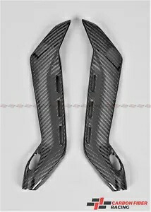 Ducati Panigale V4 シートサイドカバー - 100% カーボンファイバー Ducati Panigale V4 Seat Side Covers - 100% Carbon Fiber 【並行輸入品】