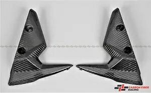 2017-2022 Triumph Street Triple 765 R、S フロントフェンダーサイド - 100% カーボンファイバー 2017-2022 Triumph Street Triple 765 R, S Front Fender Sides - 100% Carbon Fiber 【並行輸入品】