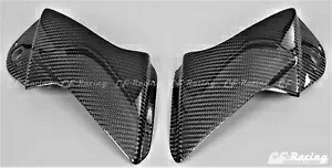 アプリリア RSV1000R 2004-2009 用カーボンファイバー フロントフェアリング サイドパネル Carbon Fiber Front Fairing Side Panels for Aprilia RSV1000R 2004-2009 【並行輸入品】 48,840円