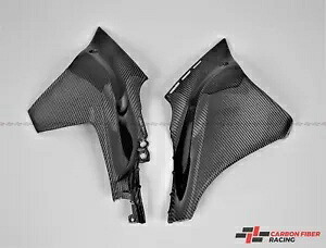 2022-2023 ヤマハ R1 サイドパネル (ウイングレット付き) - 100% カーボンファイバー 2022-2023 Yamaha R1 Side Panels with Winglets - 100% Carbon Fiber 【並行輸入品】