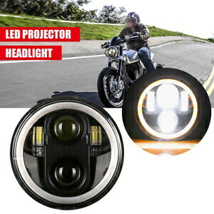 5.75インチ ドット LED ヘッドライト DRL ハーレー スポーツスター 883 XL1200 ダイナ カスタム XLH1200C用 5.75\