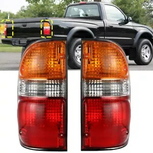 トヨタ タコマ 2001-2004 レッドアンバーテールライトブレーキランプドライバー + 助手席 For Toyota Tacoma 2001-2004 Red Amber Tail Lights Brake Lamps Driver+ Passenger 【並行輸入品】