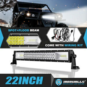 324W 22インチ LED カーブライトバー ピックアップ ジープ SUV 4WD 4X4 ATV UTE トラックトラクター用 324W 22In LED Curved Light Bar for Pickup Jeep SUV 4WD 4X4 ATV UTE TruckTractor 【並行輸入品】