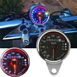 LED バックライト付きスピードメーター ハーレー ツーリング ロードキング グライド ソフテイル スポーツスター XL用 LED Backlit Speedometer For Harley Touring Road King Glide Softail Sportster XL 【並行輸入品】