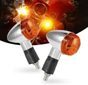 2 個弾丸ターンシグナルウインカーライトハーレースポーツスター 1200 デラックス XLH883 2Pcs Bullet Turn Signals Blinker Light For Harley Sportster 1200 Deluxe XLH883 【並行輸入品】