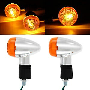 2X ターンシグナルライト ハーレー ファットボーイ ダイナ ナイト トレイン FXSTB スポーツスター XL 883用 2X Turn Signal Lights For Harley Fatboy Dyna Night Train FXSTB Sportster XL 883 【並行輸入品】
