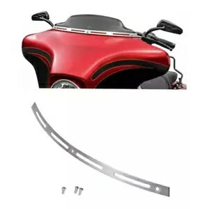ハーレーエレクトラストリートグライドツーリングバイク用フロントガラストリムバットウィングフェアリング Windshield Trim Batwing Fairing For Harley Electra Street Glide Touring Bike 【並行輸入品】