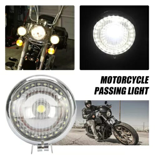 LED スポットパッシングフォグライトランプエンジェルアイハーレーツーリングダイナグライド XL1200 LED Spot Passing Fog Light Lamp Angel Eye For Harley Touring Dyna Glide XL1200 【並行輸入品】