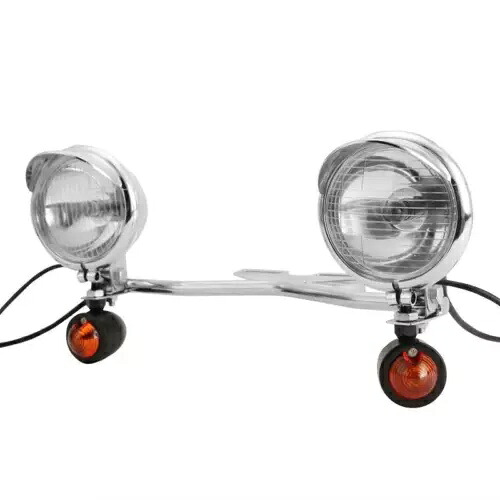 運転パッシングウインカースポットライトバーランプウインカーハーレースズキ EL Driving Passing Turn Signal Spot Light Bar Lamp Turn Signal For Harley Suzuki EL 【並行輸入品】