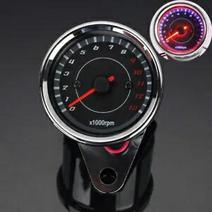 オートバイ LED 12V スピードメーター タコメーター ゲージ ハーレー XL スポーツスター 1200 883用 Motorcycle LED 12V Speedometer Tachometer Gauge for Harley XL Sportster 1200 883 【並行輸入品】