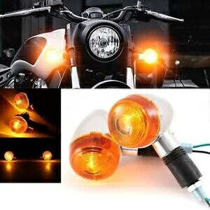 ホンダ VTX1300C VTX1800C VTX 1800 N アンバーターンシグナルウインカーライトクローム For Honda VTX1300C VTX1800C VTX 1800 N Amber Turn Signals Blinker Lights Chrome 【並行輸入品】
