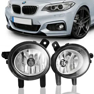 ペアフロントバンパーフォグライト 電球付き BMW F22 F30 F35 328i 3 シリーズ 2012-201 Pair Front Bumper Fog Light w/ Bulbs For BMW F22 F30 F35 328i 3 Series 2012-201 【並行輸入品】