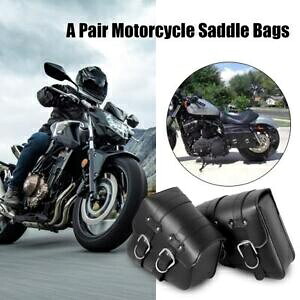 ペアオートバイ PU ミニサイドサドルバッグ L + R ハーレースポーツスター XL883 XL1200 Pair Motorcycle PU MIni Side Saddle Bags L+R For Harley Sportster XL883 XL1200 【並行輸入品】