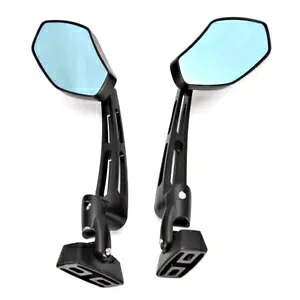 ブラックオートバイスポーツサイドバックミラー隼 ZX14R ZX10R R1 R6 S Black Motorcycle Sport Side Rearview Mirror For Hayabusa ZX14R ZX10R R1 R6 S 【並行輸入品】