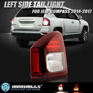 ジープコンパス 2014-2017 左側テールリアリバースブレーキフォグライトアセンブリ For Jeep Compass 2014-2017 Left Side Tail Rear Reverse Brake Fog Light Assembly 【並行輸入品】