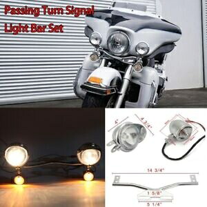 通過ターンシグナルライトバーキットヤマハロードスター XV 1600 1700 シルバラード用 Passing Turn Signals Lights Bar Kit For Yamaha Road Star XV 1600 1700 Silverado 【並行輸入品】