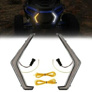 RZR LED ターンシグナルライトファングライト 6500K ポラリス RZR XP 1000 ターボ 2019-21 用 RZR LED Turn Signal Light Fang Light 6500K for Polaris RZR XP 1000 Turbo 2019-21 【並行輸入品】