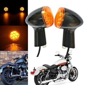 ハーレー XL スポーツスター 883 XL1200 カスタム用リア LED ターンシグナルライト Rear LED Turn Signal Light For Harley XL Sportster 883 XL1200 Custom 【並行輸入品】
