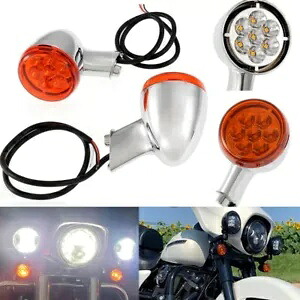 リアターンシグナル LED インジケータライト ハーレー XL883 XL1200 スポーツスター 92-UP に適合 Rear Turn Signal LED Indicator Light Fit Harley XL883 XL1200 Sportster 92-UP 【並行輸入品】