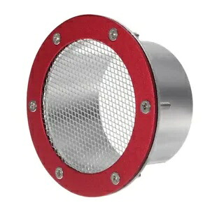 冷気吸気用の赤いユニバーサルカーエアダクトグリルバンパーベント入口 Red Universal Car Air Duct Grille Bumper Vent Inlet For Cold Air Intake 【並行輸入品】