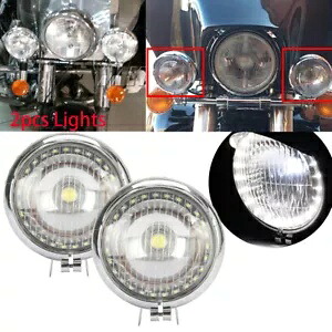 2 個オートバイ高輝度 LED レンズオートバイヘッドライトフォグライトドライビングスポットランプ 2pcs Motorcycle Bright LED Lens Motorcycle Headlight Fog Light Driving Spot Lamp 【並行輸入品】